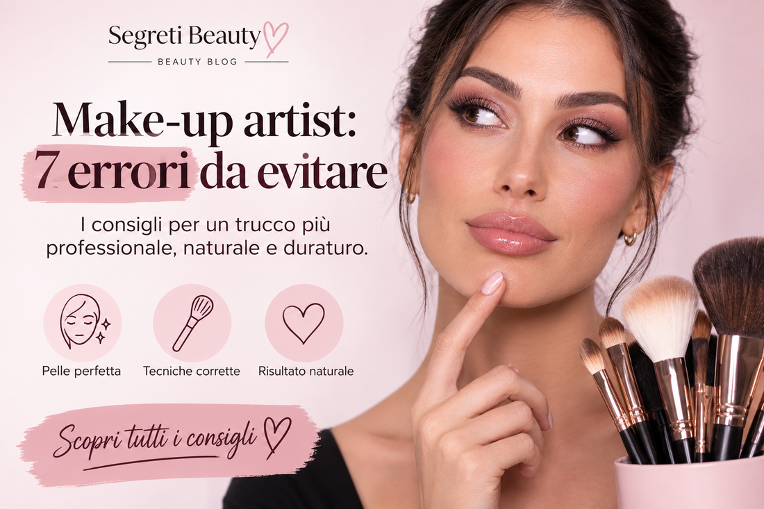 Make-up artist: 7 errori da evitare