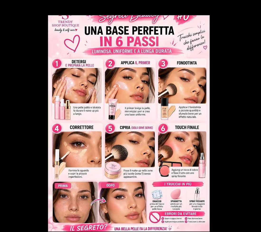 Segreto Beauty #3: una base perfetta in 6 passi