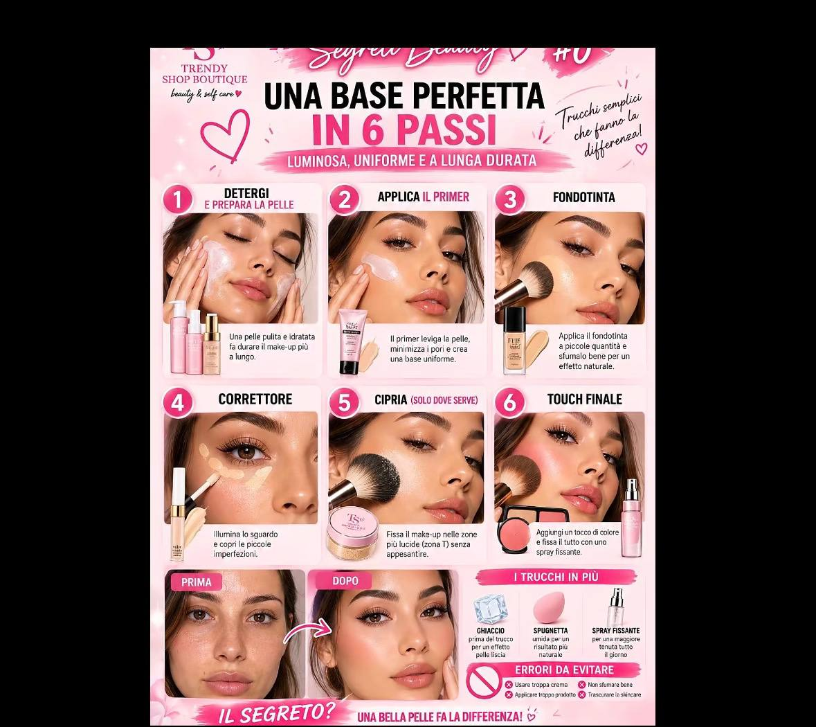 Segreto Beauty #3: una base perfetta in 6 passi