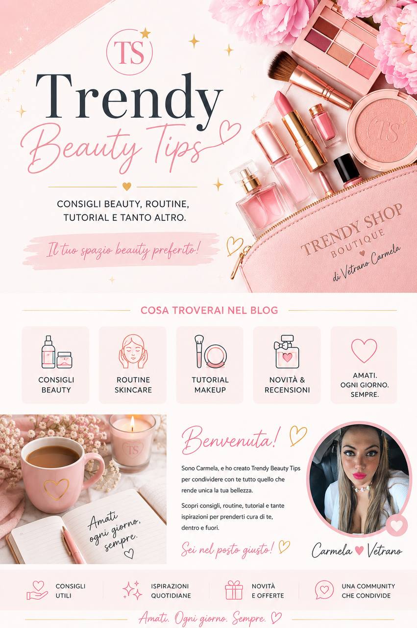 Benvenuta su Trendy Beauty Tips!