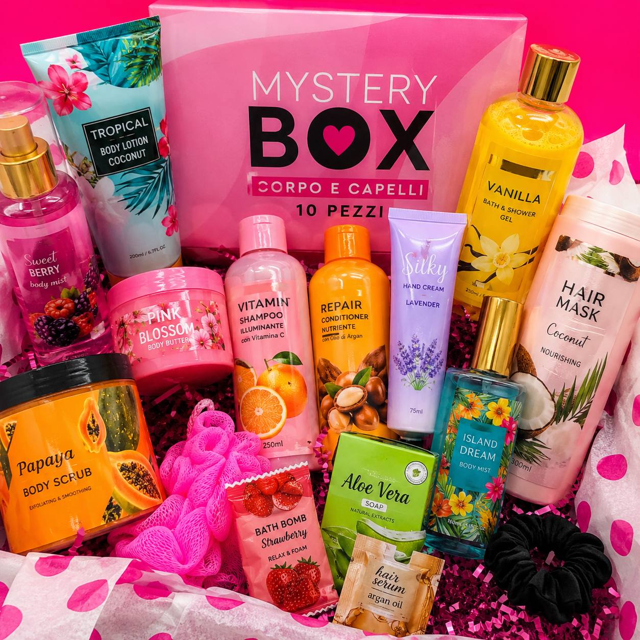 Mystery Box Corpo & Capelli – 10 Prodotti Beauty Sorpresa