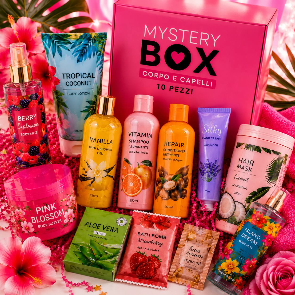 Mystery Box Corpo & Capelli – 10 Prodotti Beauty Sorpresa