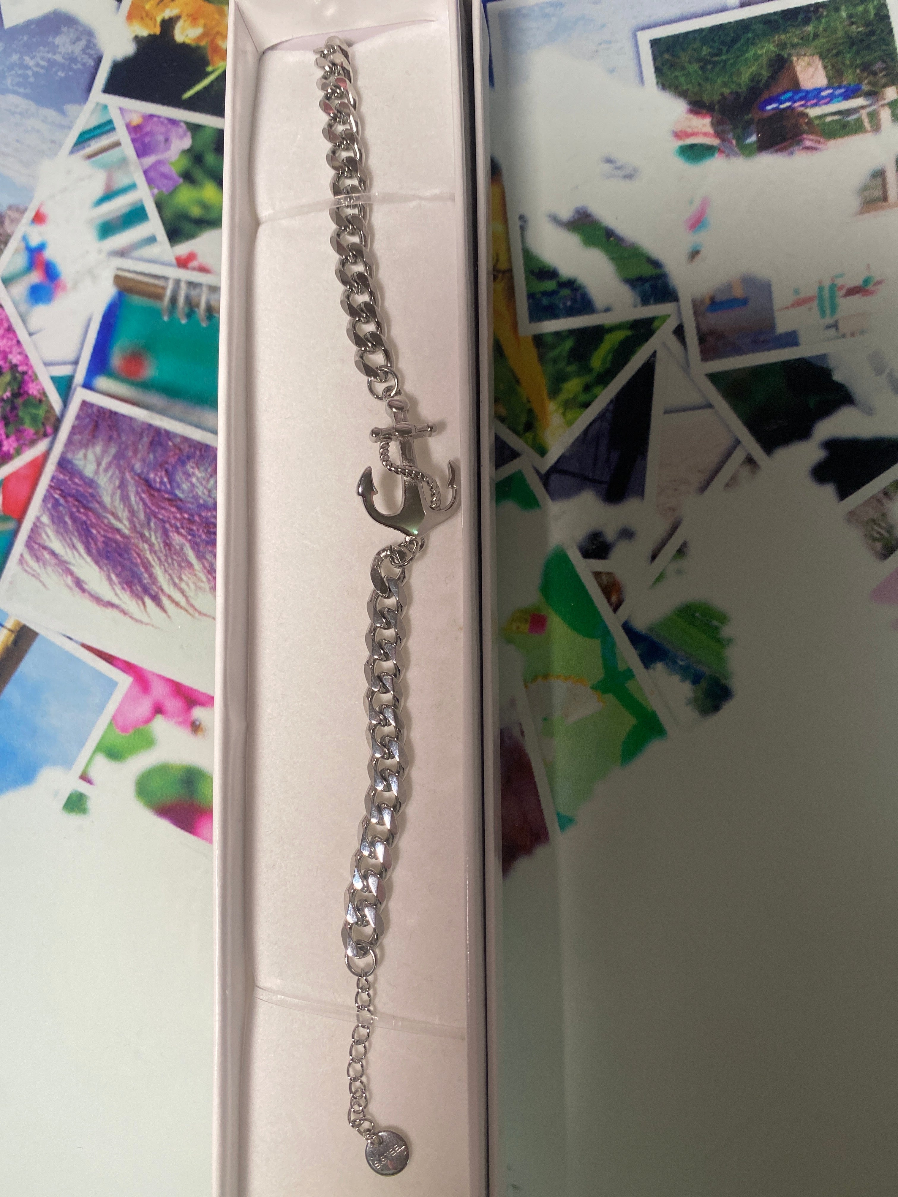 Bracciale uomo con ancora