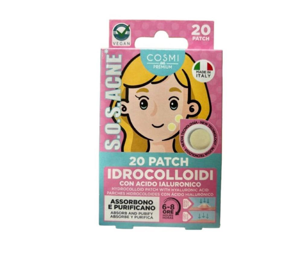 cosmi sos acne patch idrocolloidi cerotti purificanti per pelli impure e a tendenza acneica
