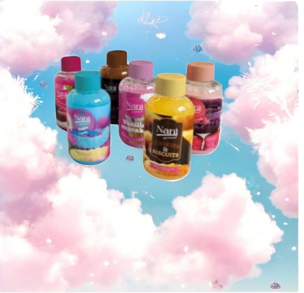 GIFT NANì SWEET BATH ( REF.6 VANILLA-CIOCCOLATO-MACARONS-COOKIE&BISCUITS-SUGAR CANDY-CHEESECAKE)