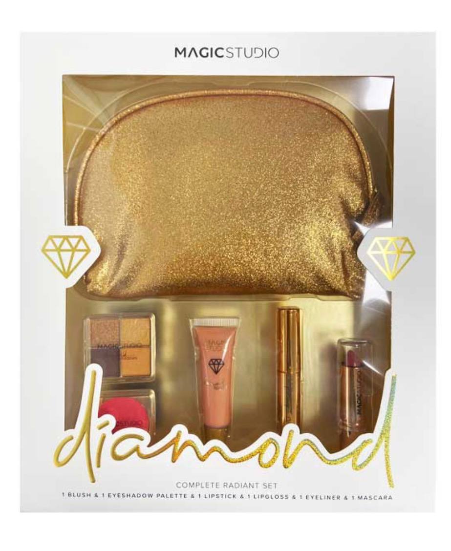 Magic Studio Diamond Complete Radiant Set, perfetto per chi desidera realizzare look glamour con facilità.