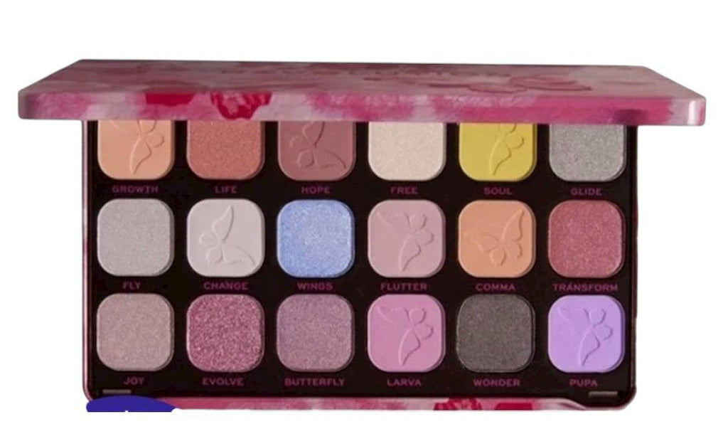 Revolution Gift Box la scatola comprende 6 pezzi di make-up Revolution con nastro rosa elegante e design sofisticato