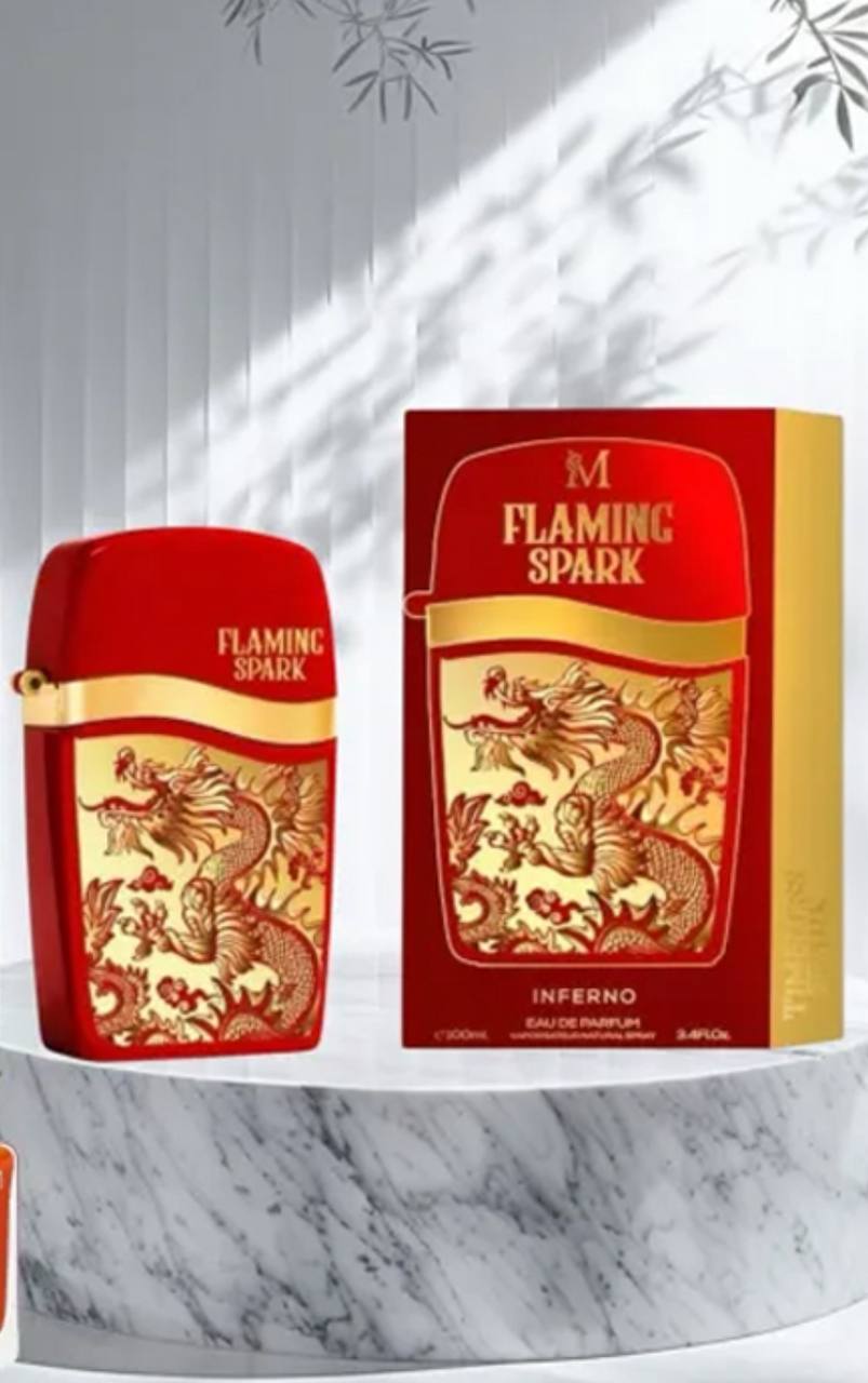 profumo uomo da 100ml FUEGO SALVAJE fragranza maschile audace e carismatica- FLAMING SPARK profumo unisex da 100ml fragranza seducente e altamente irresistibile- FUEGO VIVO da uomo fragranza travolgente