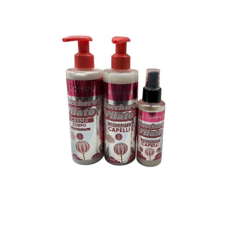 Face Complex set lisciante capelli 250ml+profumo capelli 100ml+crema corpo 250ml