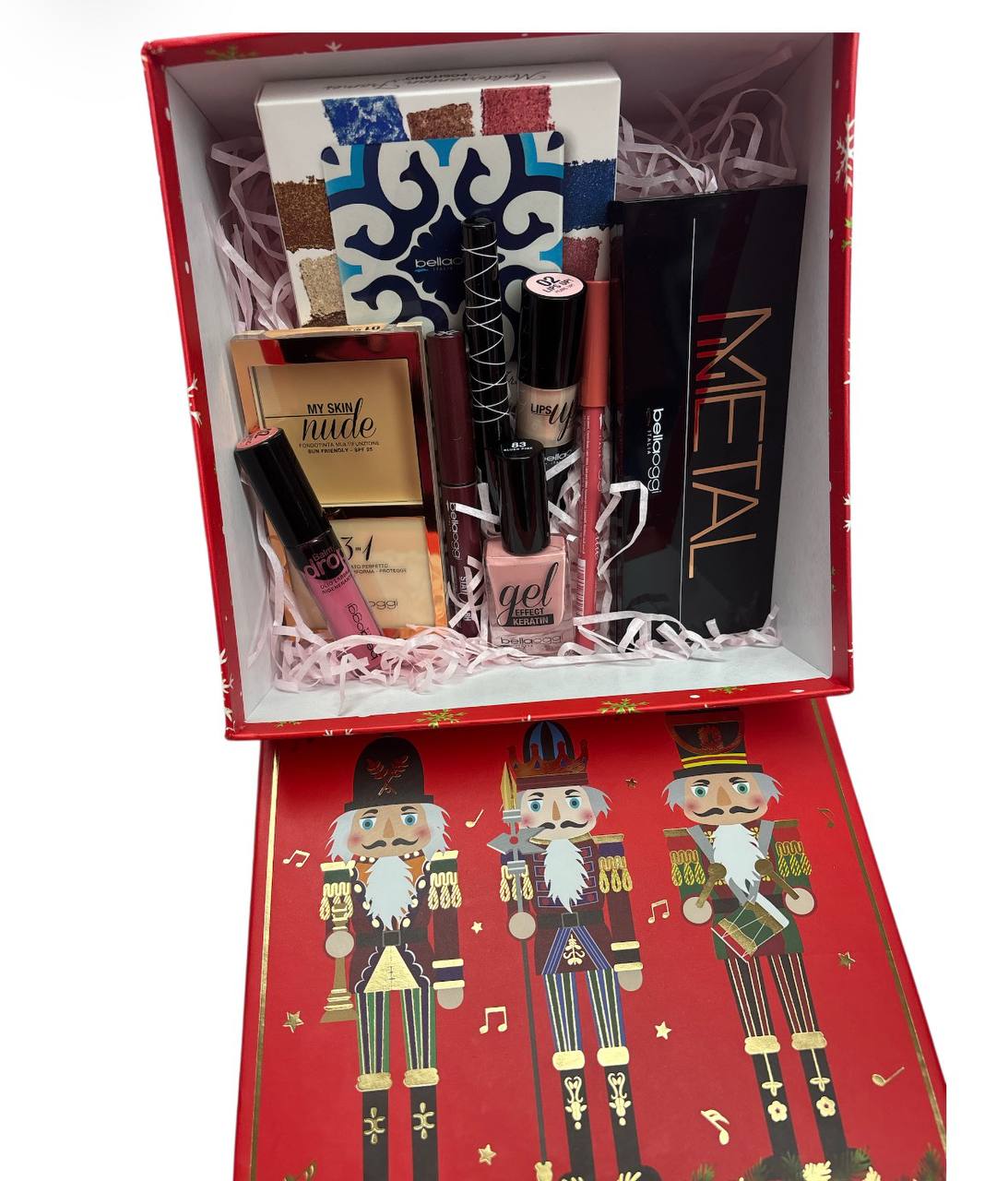 BELLSOGGI GIFT BOX  9pz di make-up confezionati in scatola natalizia per i tuoi regali luxury