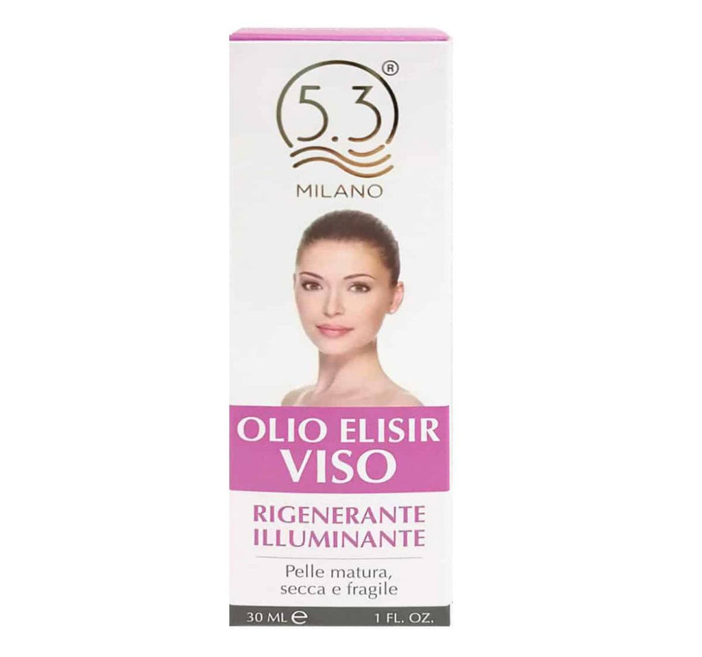 5.3 MILANO. Olio Elisir Viso Rigenerante Illuminante-Face Serum Effetto Botox-Siero Viso Aloe Vera Rassodante Nutriente