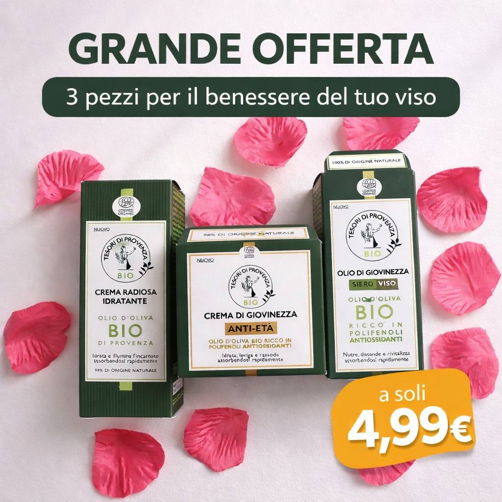 • Grande Offerta Beauty Viso – 3 Prodotti BIO a 4,99€