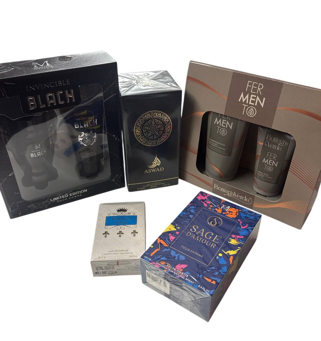 MISTERY BOX da  uomo set profumi - tante confezioni profumo creme profumi da 100ml  e tanto altro...