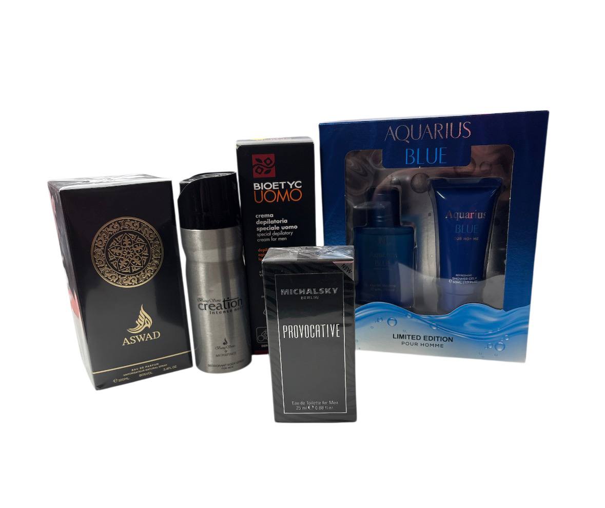 MISTERY BOX da  uomo set profumi - tante confezioni profumo creme profumi da 100ml  e tanto altro...