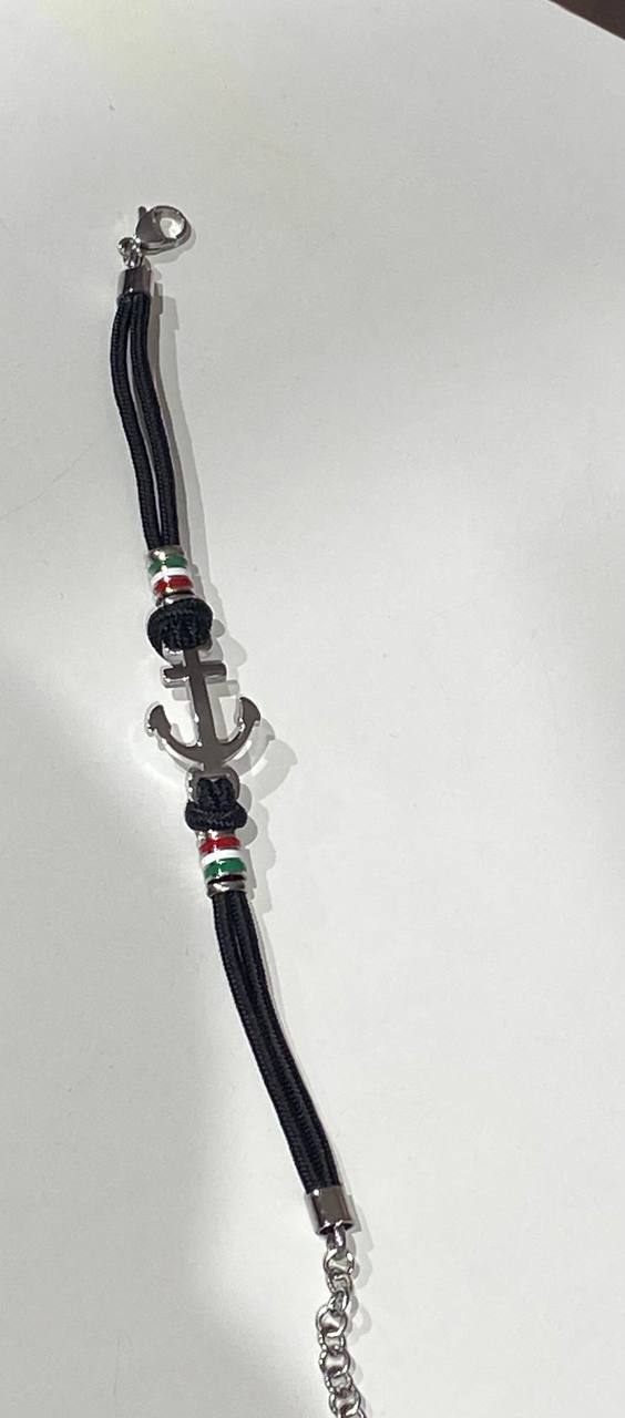 bracciale uomo con ancora