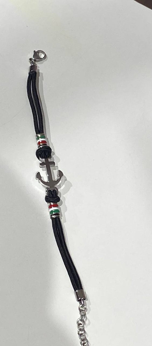 bracciale uomo con ancora