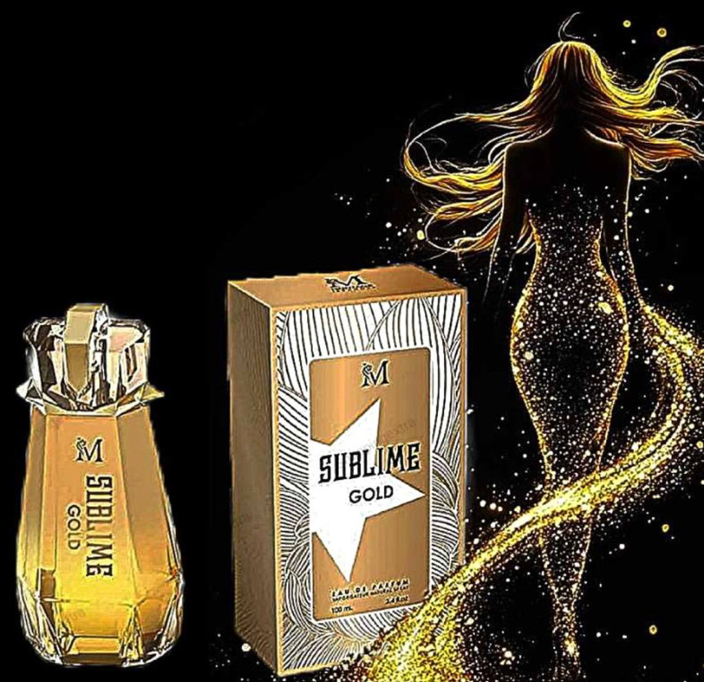 Montage l'eau de parfum SUBLIME GOLD per donna-FRAGRANZALUSSUOUSA - SOFISTICATA - ELEGANTE - BELLISSIMA