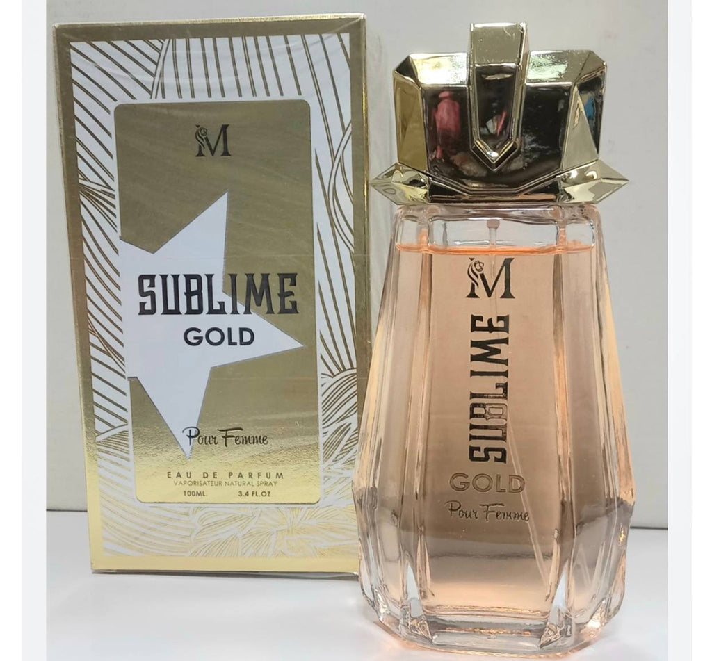 Montage l'eau de parfum SUBLIME GOLD per donna-FRAGRANZALUSSUOUSA - SOFISTICATA - ELEGANTE - BELLISSIMA