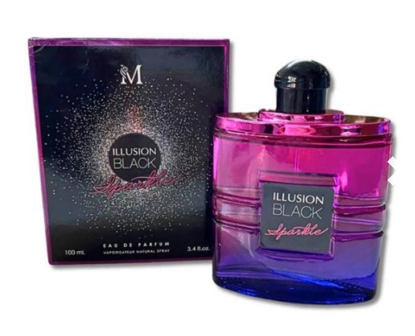 Illusion black sparkle per donna flacone 100ml - mirage brands