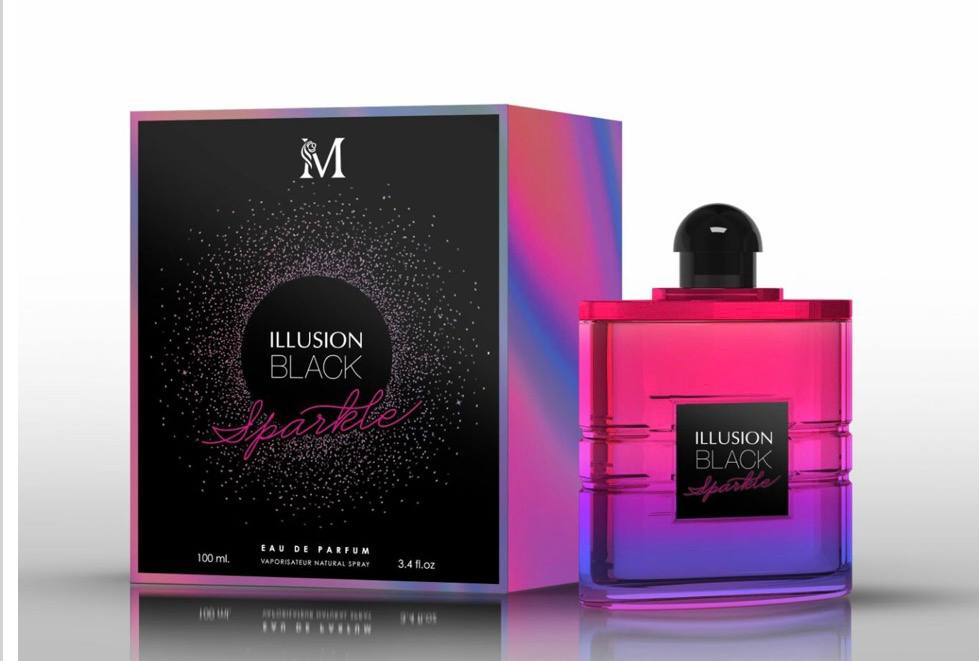 Illusion black sparkle per donna flacone 100ml - mirage brands