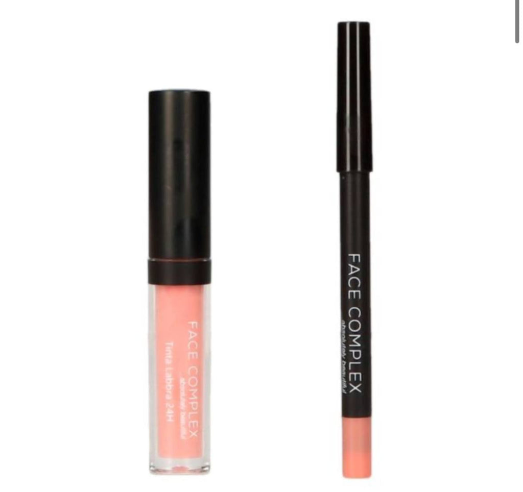 FACE COMPLEX - edizione limitata - combo labbra perfetta e impeccabile con tinta labbra 24h e matita per un make-up ideale