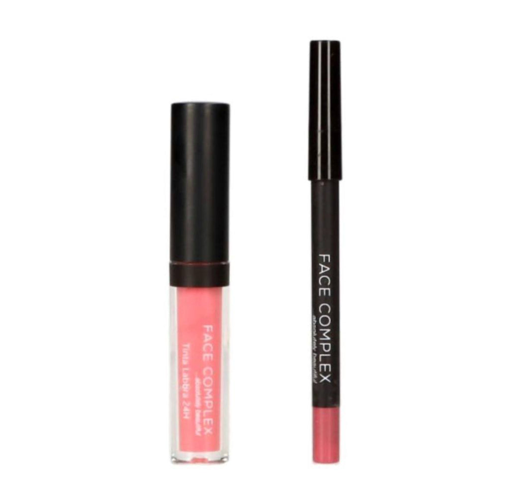 FACE COMPLEX - edizione limitata - combo labbra perfetta e impeccabile con tinta labbra 24h e matita per un make-up ideale
