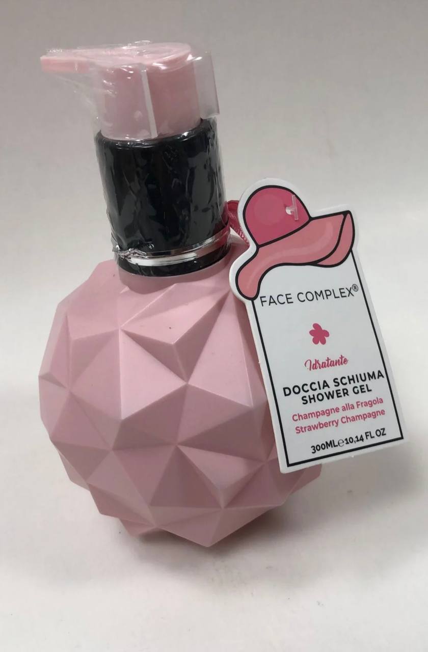 FACE COMPLEX - GIFT SET 09- DOCCIA SCHIUMA CHAMPAGNE ALLA FRAGOLA 300ml