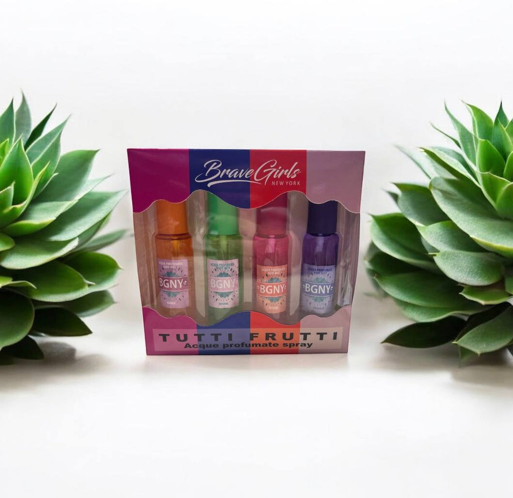 BRAVE GIRLS - acqua profumata tutti frutti  4x50ml