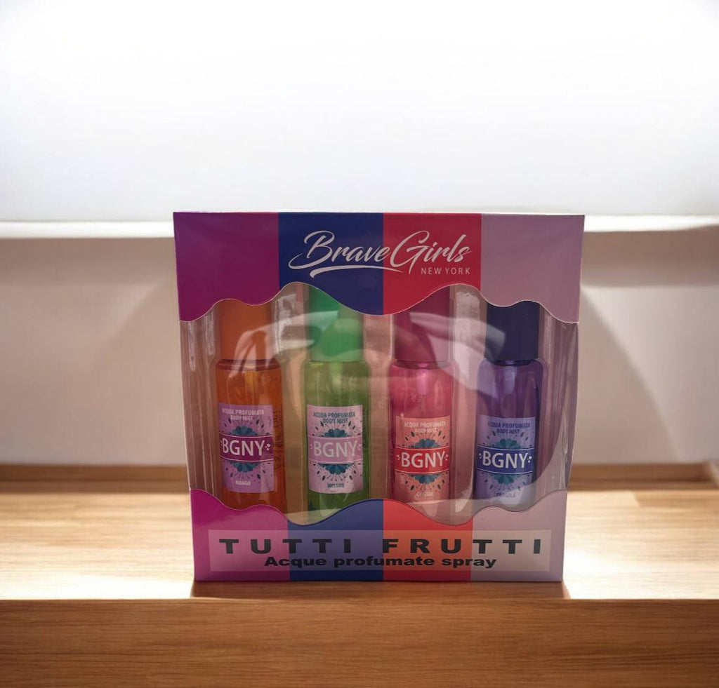 BRAVE GIRLS - acqua profumata tutti frutti  4x50ml