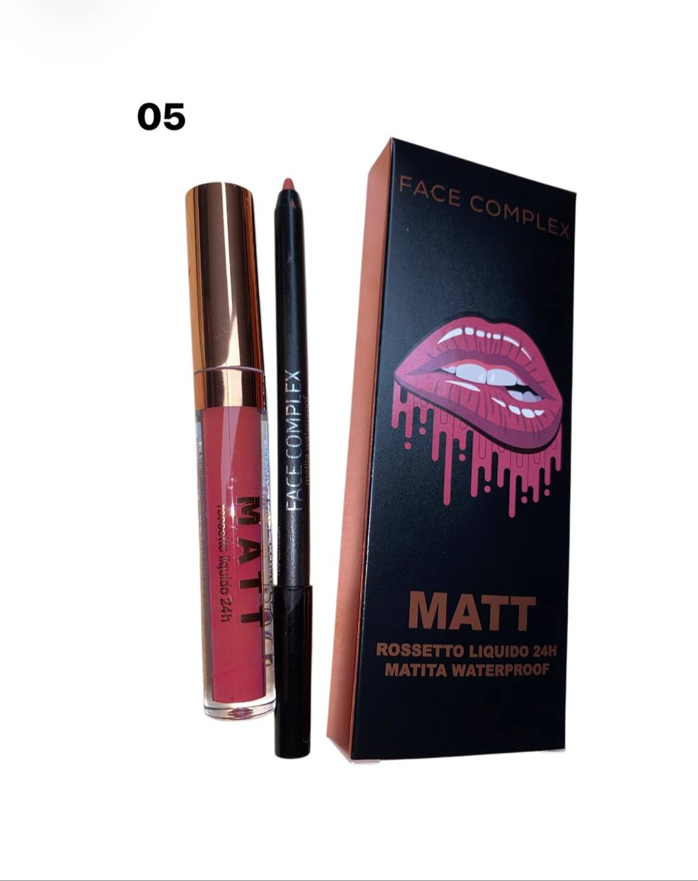 FACE COMPLEX MATT - rossetto liquido 24h - matita waterproof