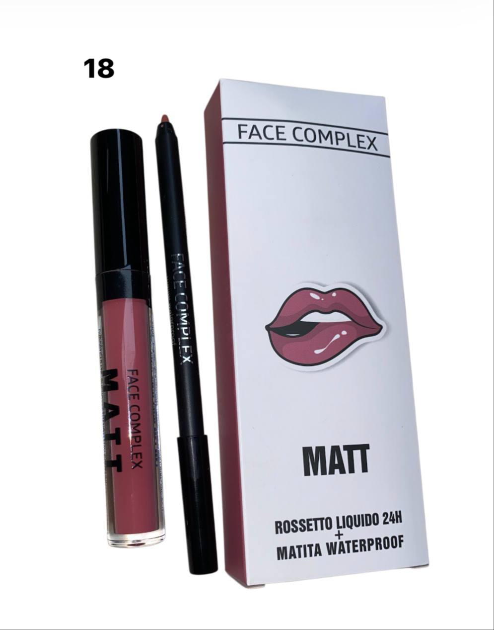 FACE COMPLEX MATT - rossetto liquido 24h - matita waterproof
