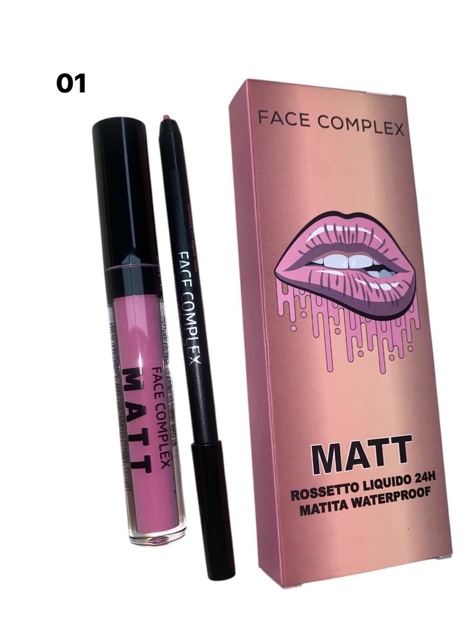 FACE COMPLEX MATT - rossetto liquido 24h - matita waterproof