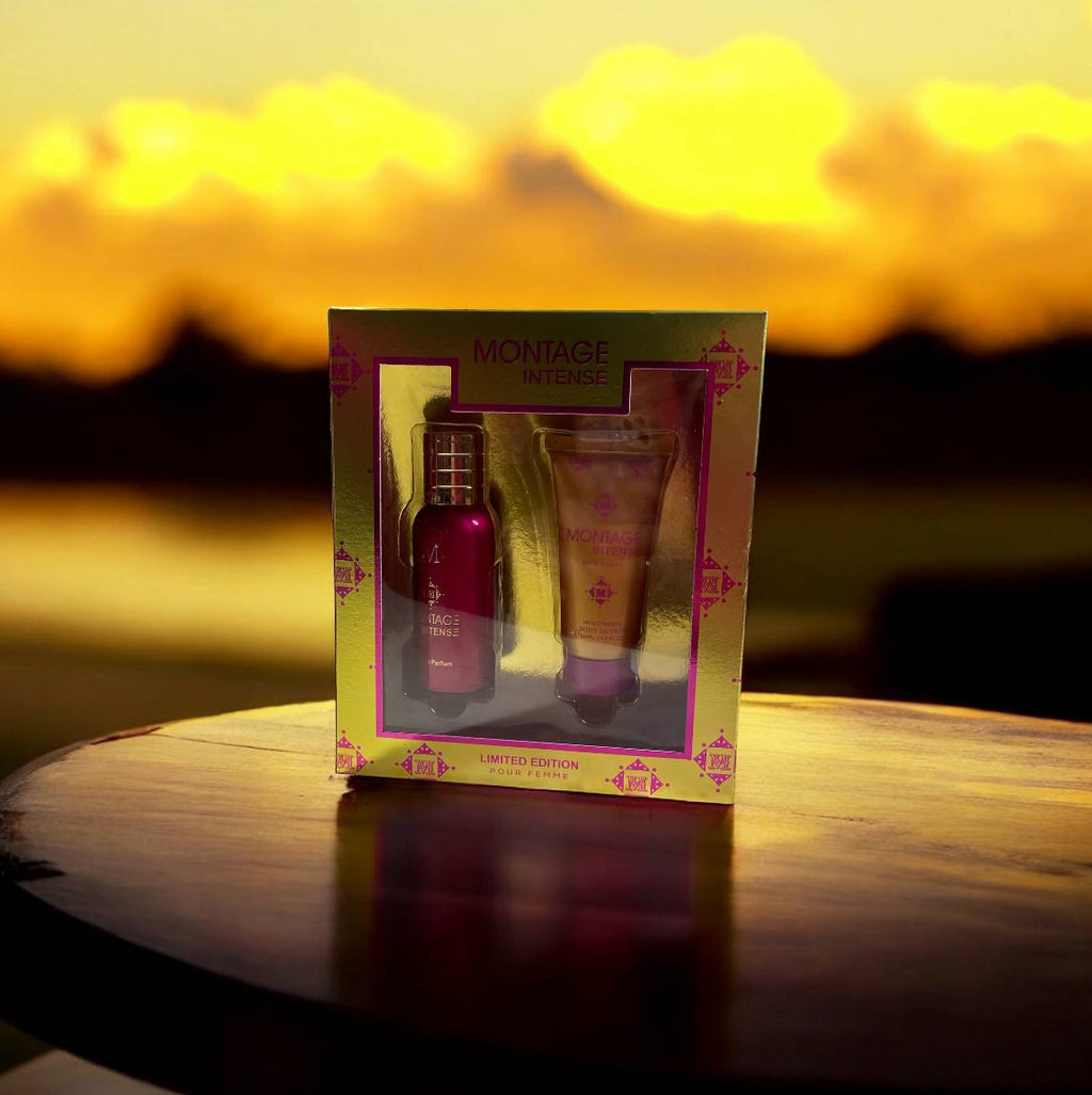 MONTAGE set regalo profumo 50ml+crema50ml scegli tra le varie fragranze