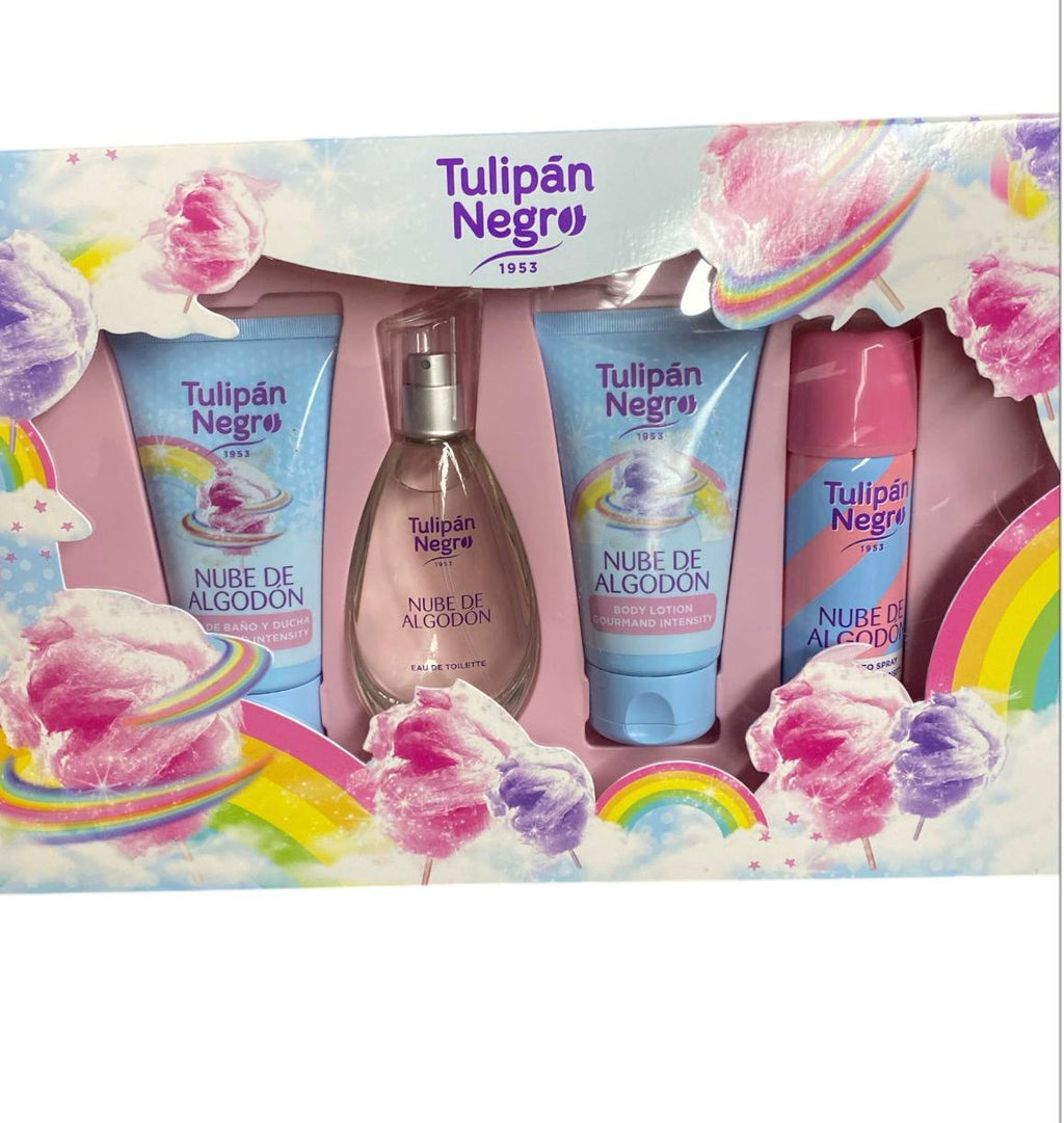 Tulipan negro confezione regalo scegli tra le 3 fragranze -coco pure white- candy fantasy- nube de algodon