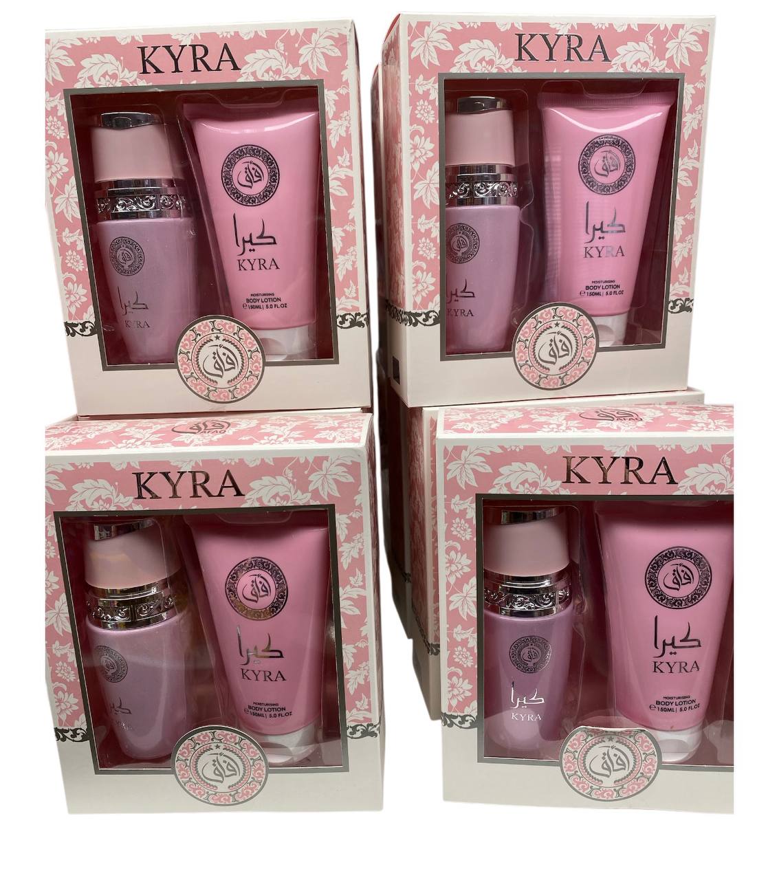 kyra confezioni profumo da 100ml piu' crema 150 ml ,Scegli tra le varianti disponibili , Kyra blanche ,Kyra sweet ,Kyra , Aswad