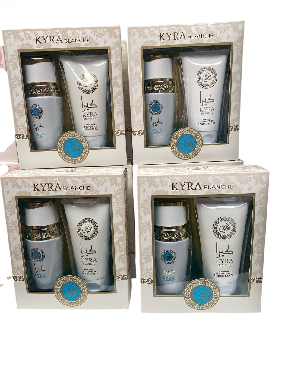 kyra confezioni profumo da 100ml piu' crema 150 ml ,Scegli tra le varianti disponibili , Kyra blanche ,Kyra sweet ,Kyra , Aswad