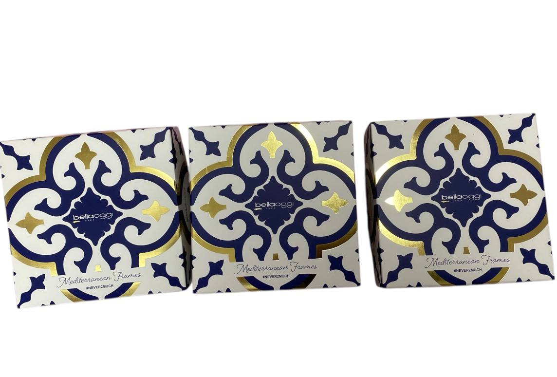 Bellaoggi MEDITERRANEAN FRAMES, Set cofanetto per il trucco del viso e delle labbra ,ideato per ottenere un look dall'aspetto sublime