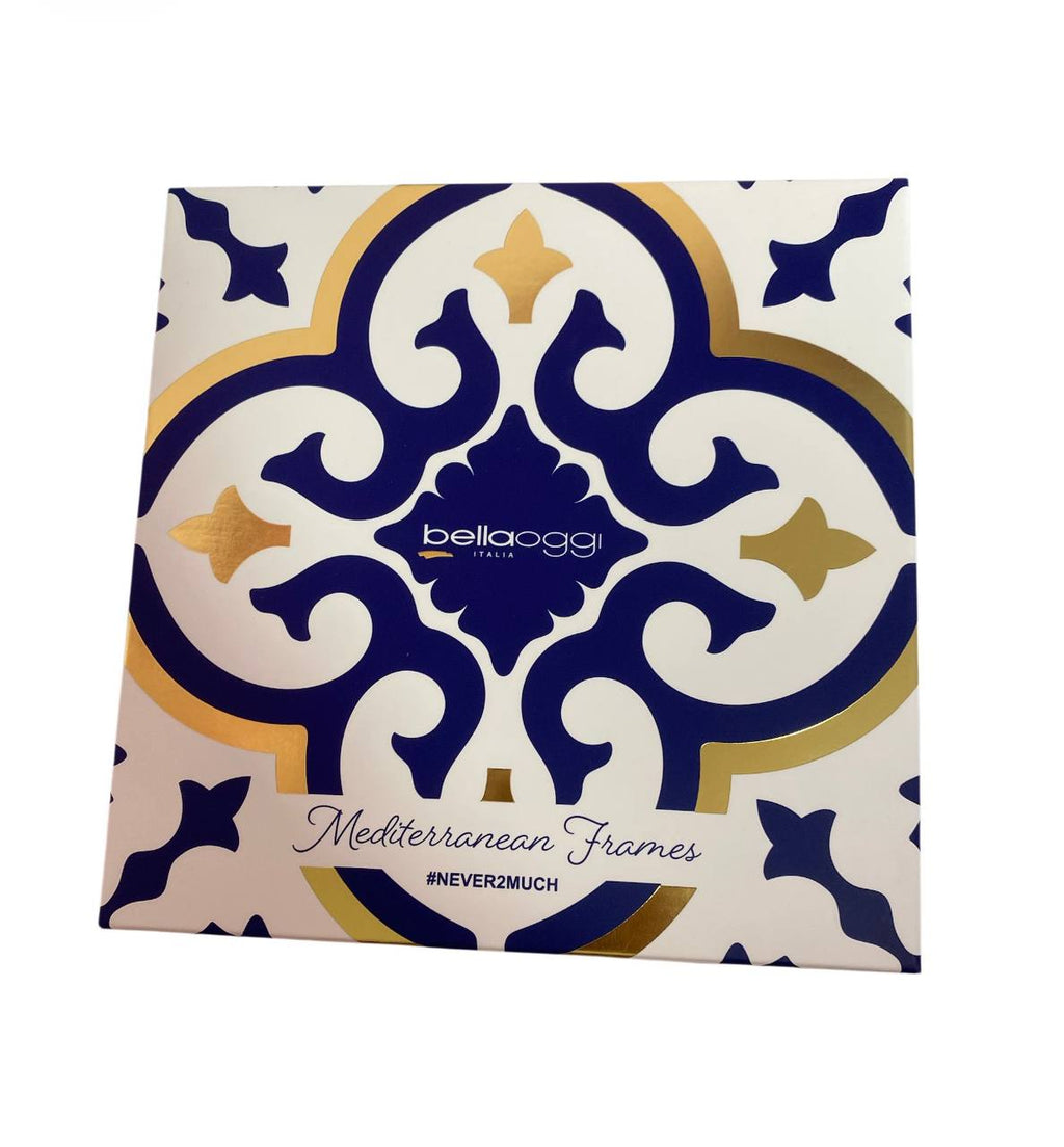Bellaoggi MEDITERRANEAN FRAMES, Set cofanetto per il trucco del viso e delle labbra ,ideato per ottenere un look dall'aspetto sublime