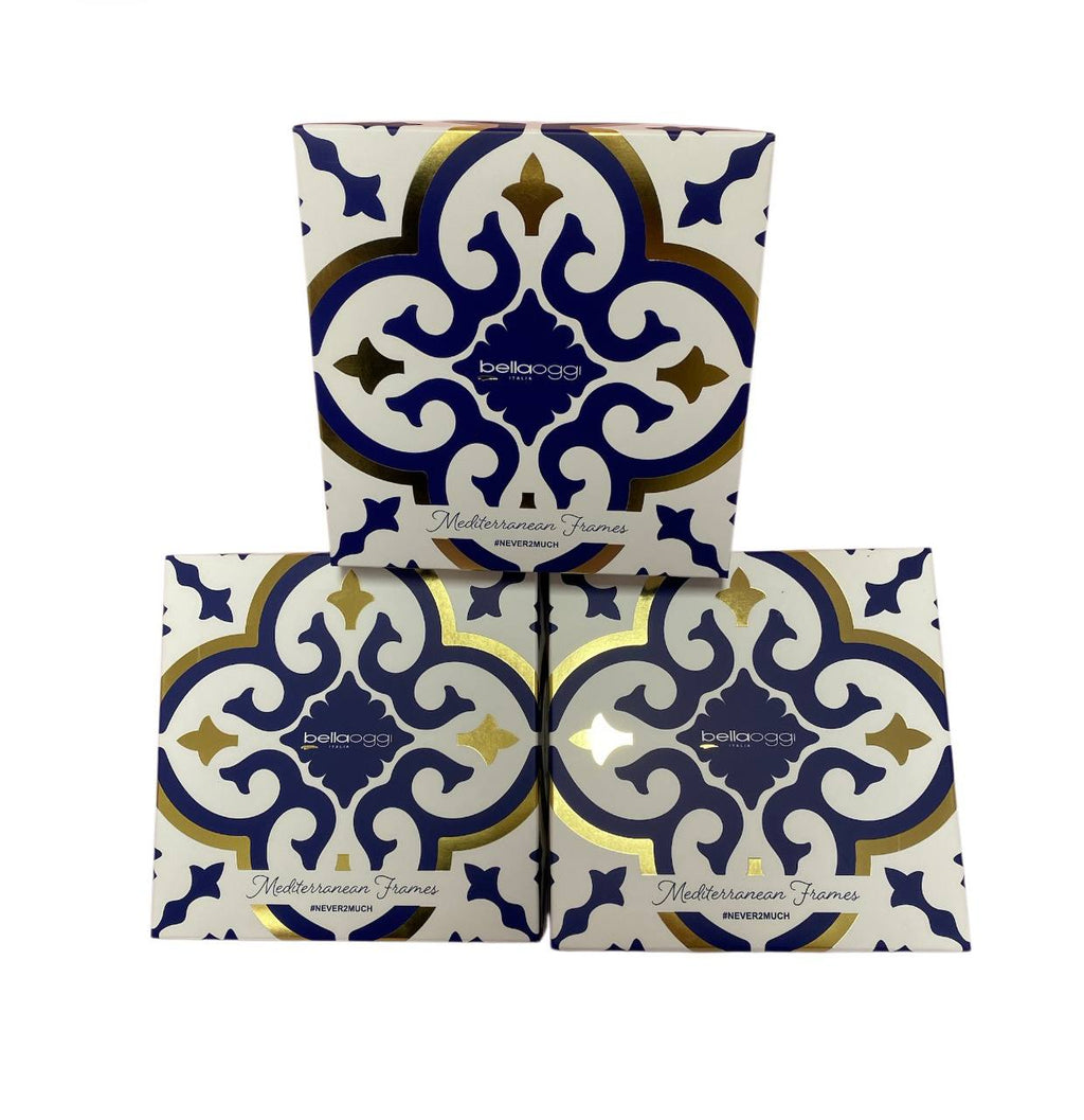 Bellaoggi MEDITERRANEAN FRAMES, Set cofanetto per il trucco del viso e delle labbra ,ideato per ottenere un look dall'aspetto sublime