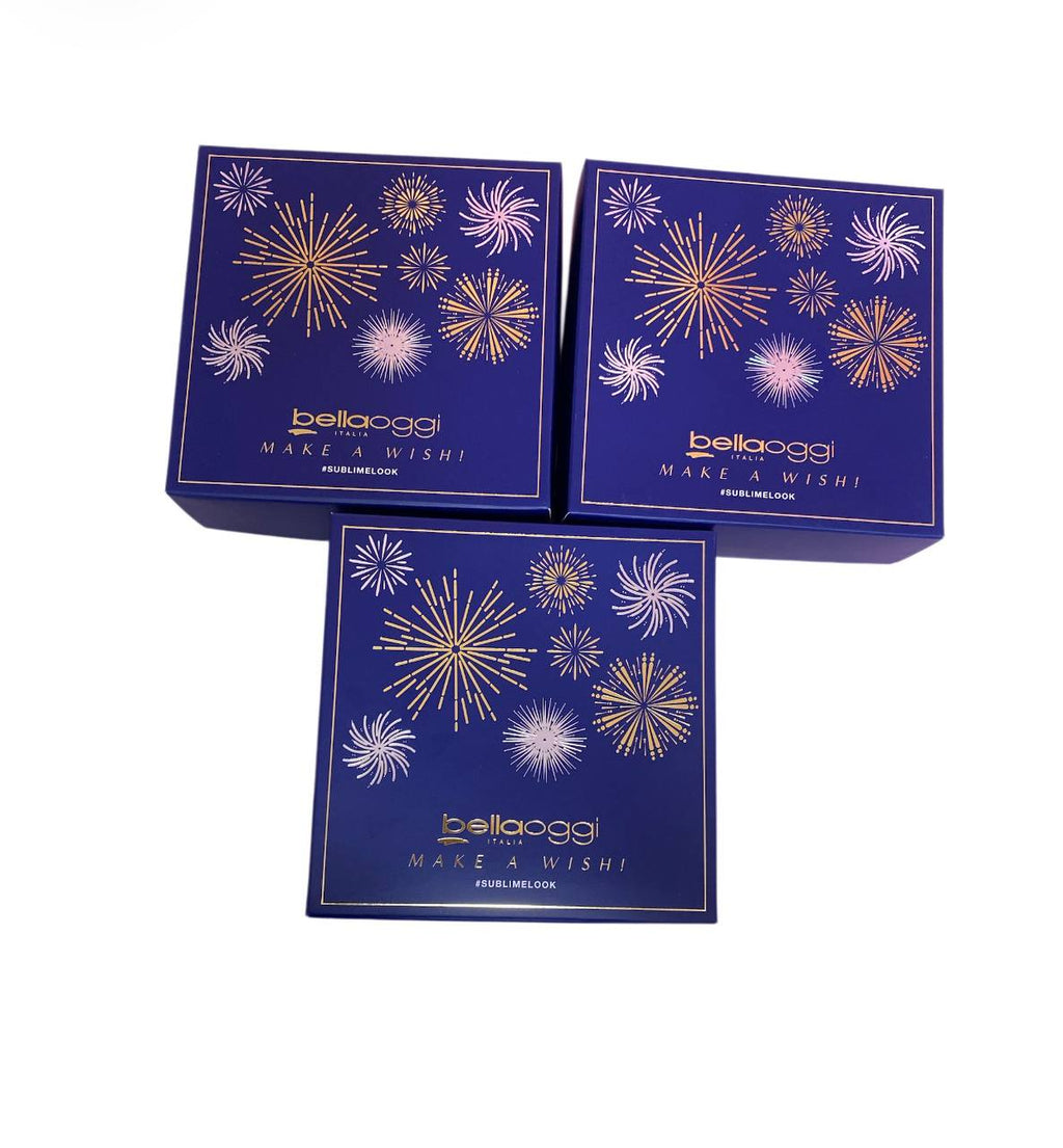 Cofanetto regalo "Make A Wish! sublimelook" di Bellaoggi è un set per il trucco del viso e delle labbra, ideato per ottenere un "look dall'aspetto sublime".