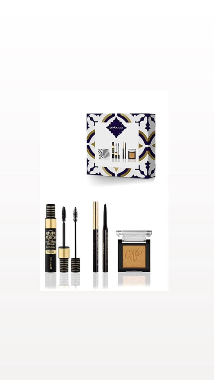 Bellaoggi MEDITERRANEAN FRAMES, Set cofanetto per il trucco del viso e delle labbra ,ideato per ottenere un look dall'aspetto sublime