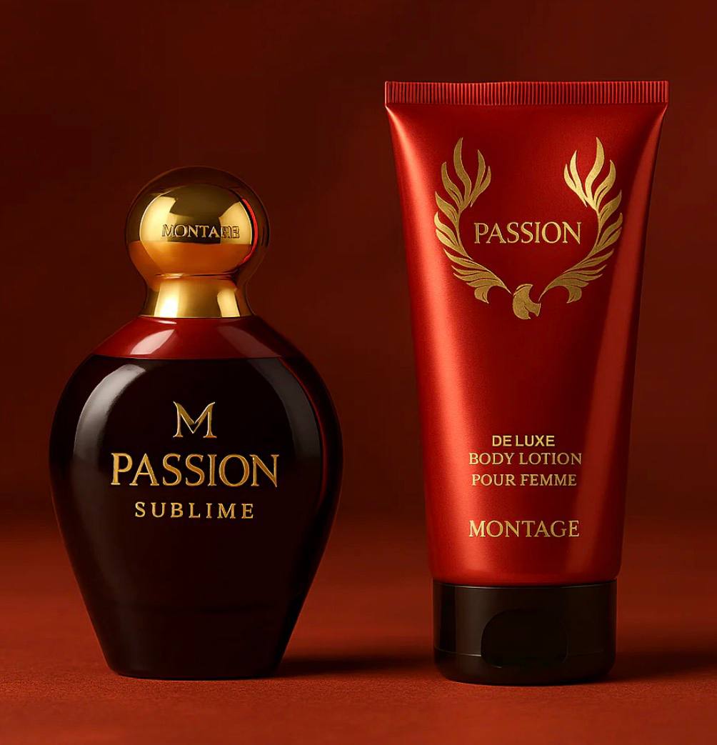 MONTAGE set regalo profumo 50ml+crema50ml scegli tra le varie fragranze