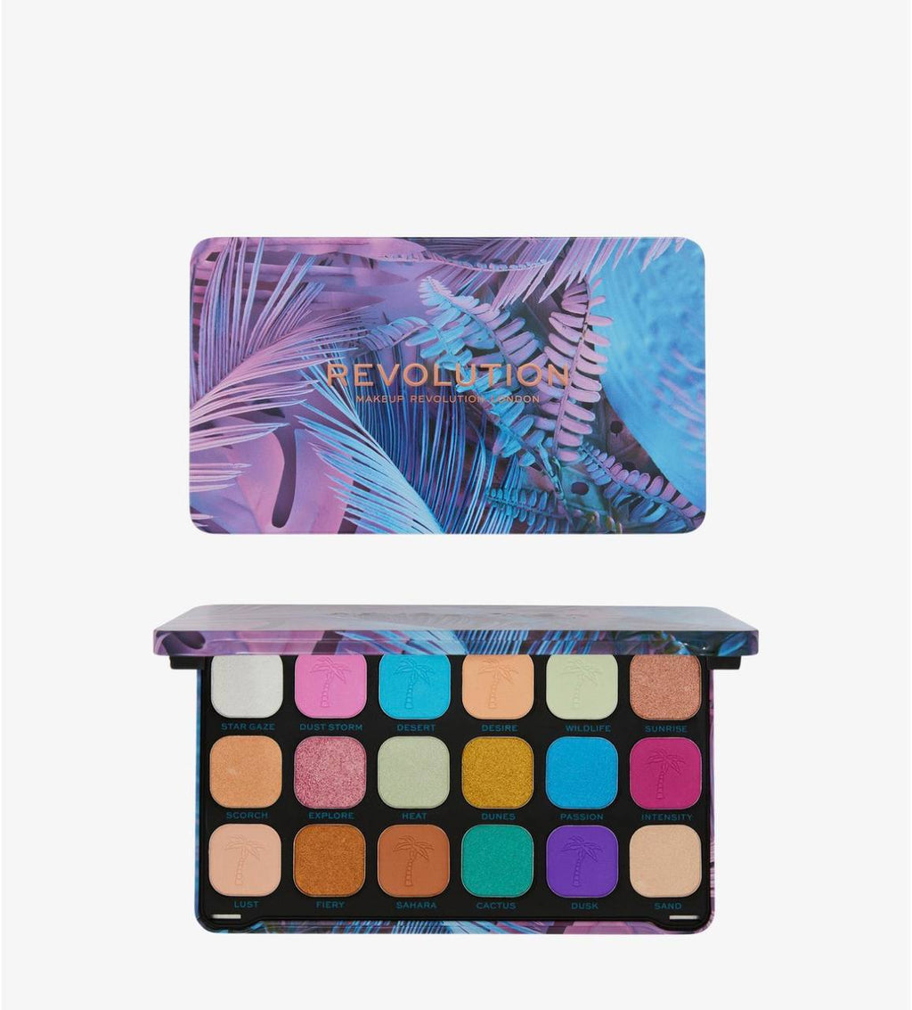 Revolution Forever Flawless Oogschaduw Palette - Desert Desire  con Colori Vivi e Texture di Qualità