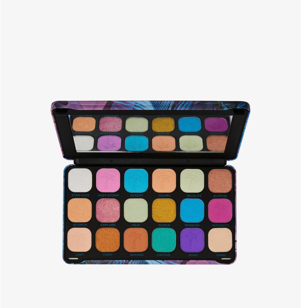Revolution Forever Flawless Oogschaduw Palette - Desert Desire  con Colori Vivi e Texture di Qualità