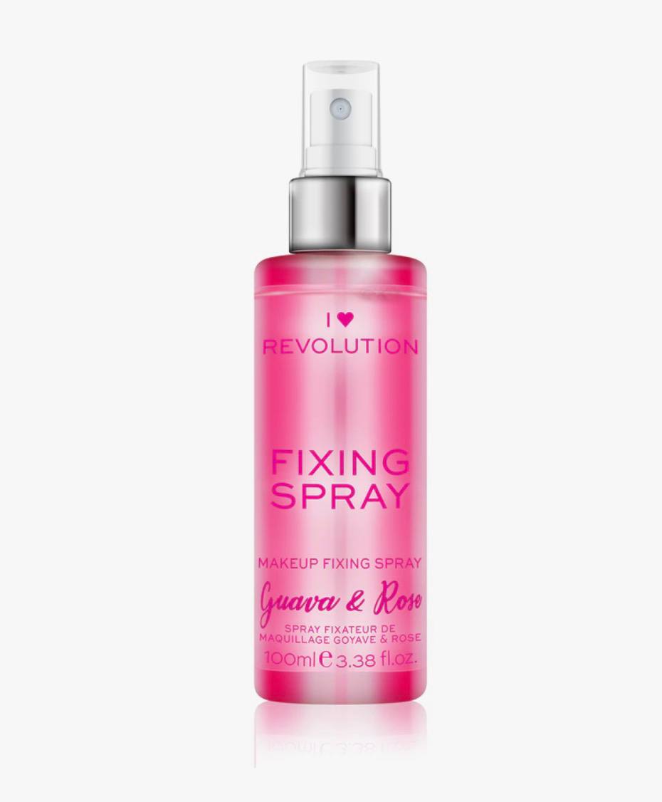 I Heart Revolution Fixing Spray Guava & Rose - Spray Fissante per Trucco 100ml Mantieni il Trucco in Posizione Tutto il Giorno !!