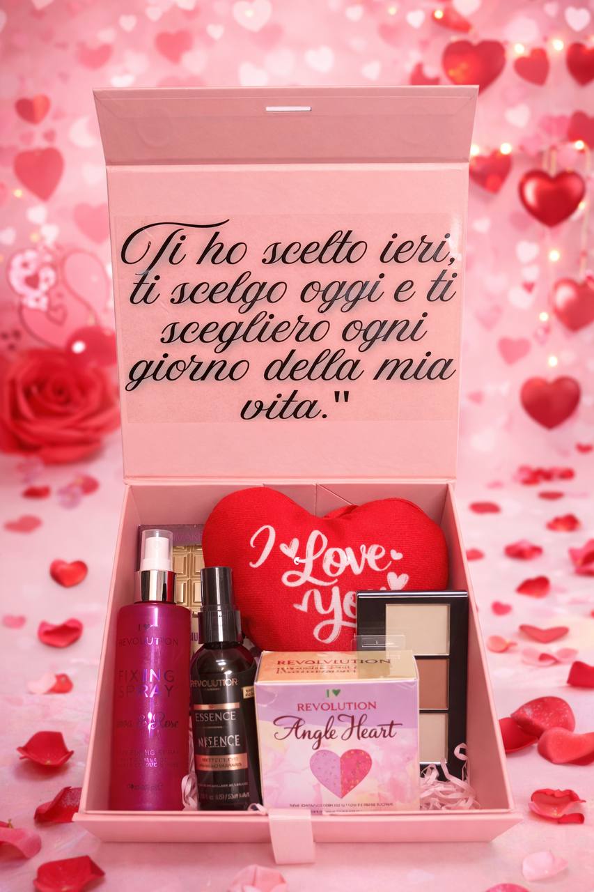 SORPRENDI LA TUA LEI box revolution make up con prodotti di make up ideale per esplorare nuove tecniche e amare la creatività e la bellezza