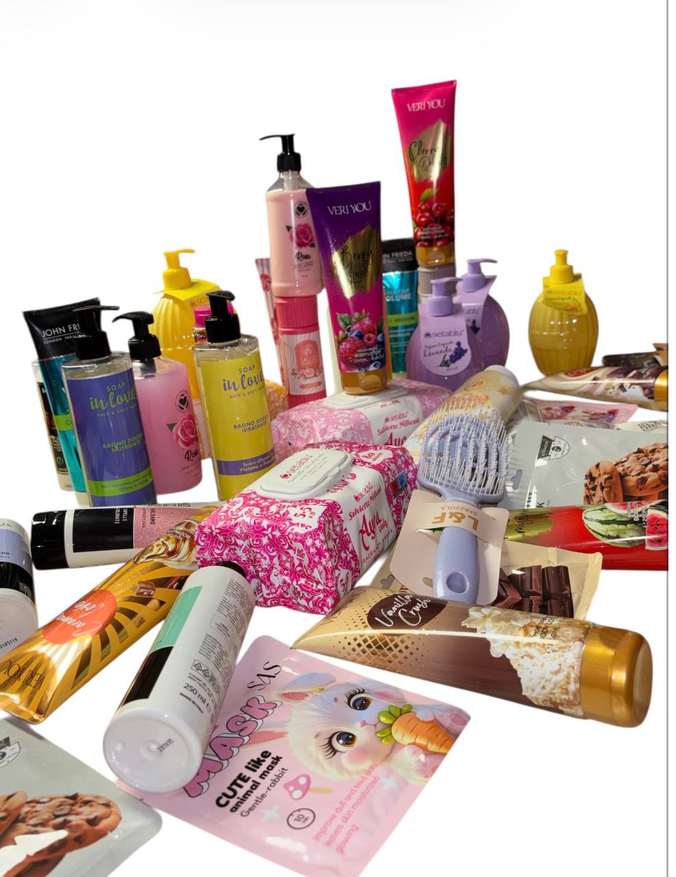 Box Beauty Routine 8 pezzi tra saponi shampoo balsamo creme e tanto altro fidati delle nostre mistery box per le tue giornate di benessere e profumo La Routine che Profuma di Felicità 💖