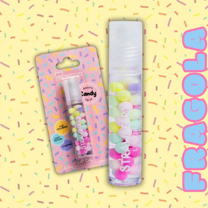 Candy Lip Oil di IDC Institute, un olio per labbra idratante e lucido.