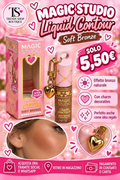 Magic Studio Liquid Contour Soft Bronze con confezione rosa e charm decorativo dorato a cuore