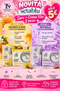 Offerta Setablu: siero occhi e labbra e crema viso, set da 2 prodotti a 5 euro, veleno d’ape o retinolo.